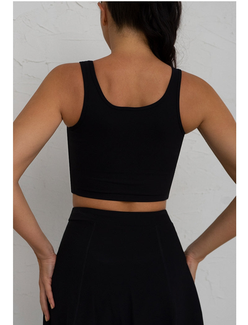 418# AL Women Yoga Bra Skirts Set