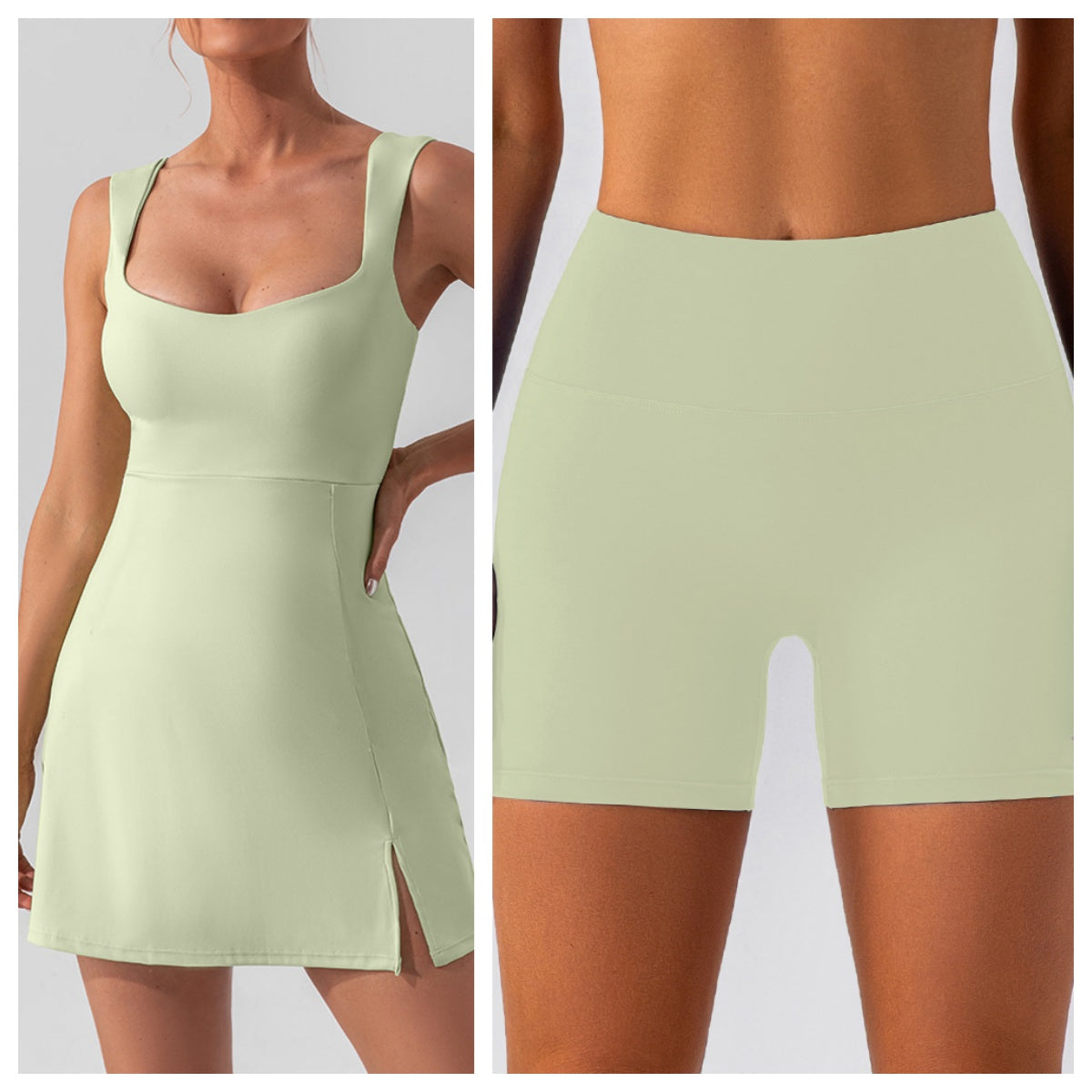 154# AL Tennis Dress And Shorts Set