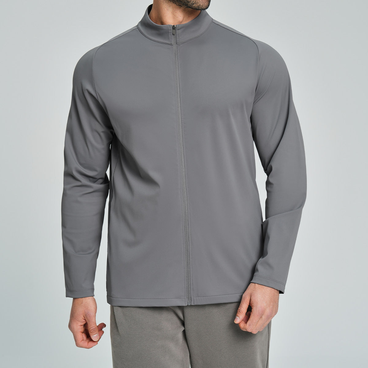 L6090#  Men Long Sleeve Jacket