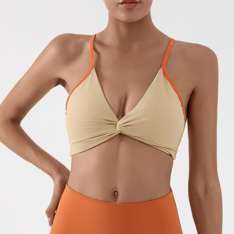 824# A Women Yoga Bra Skirts Set