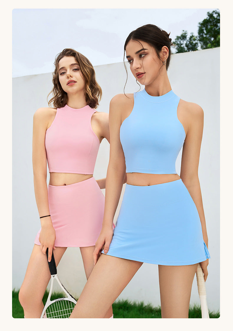 793# A  Women Tank Skirts Set