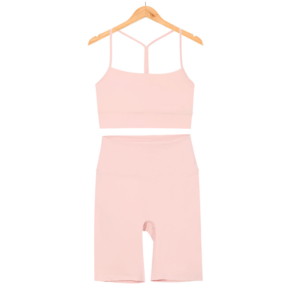 L4749-1#  Yoga Bra Shorts Set