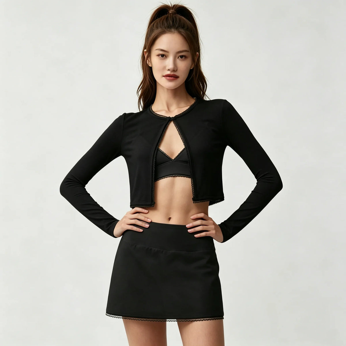 2421# A  Women Yoga Bra Jacket Or Skirts