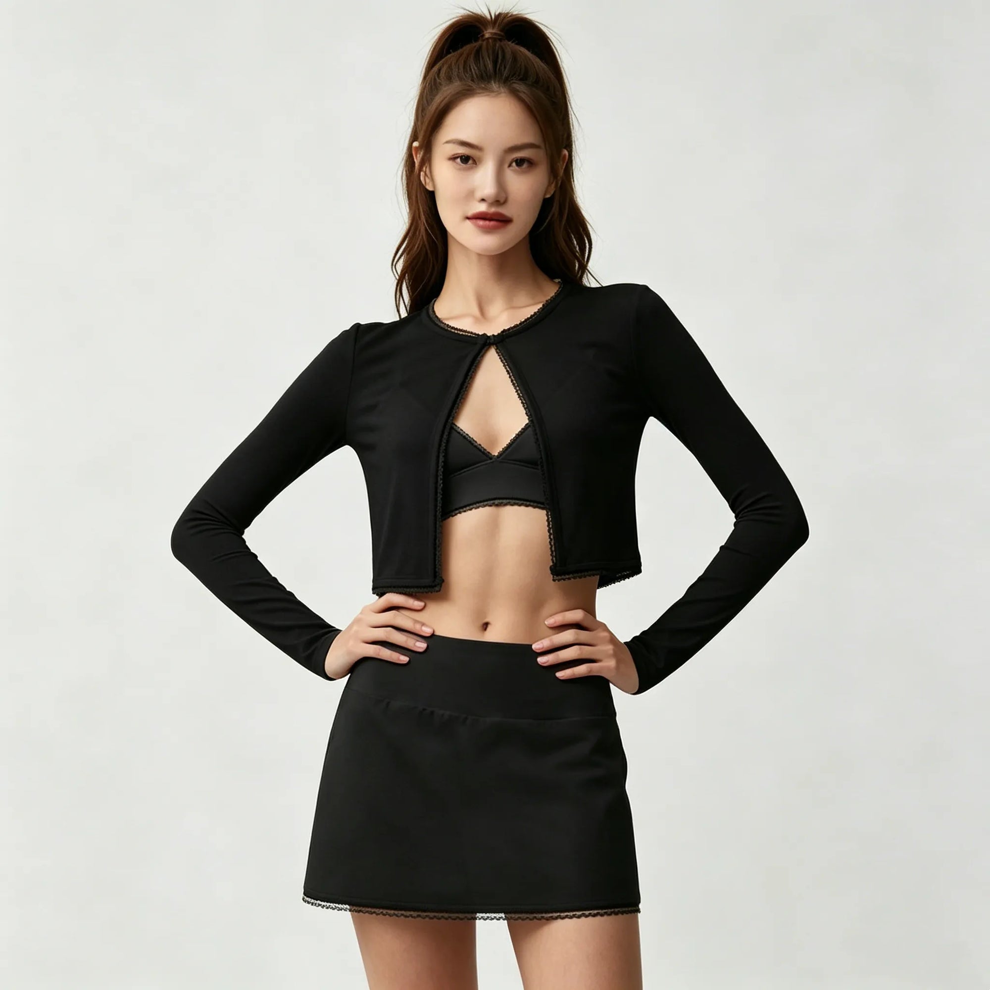2421# A  Women Yoga Bra Jacket Or Skirts