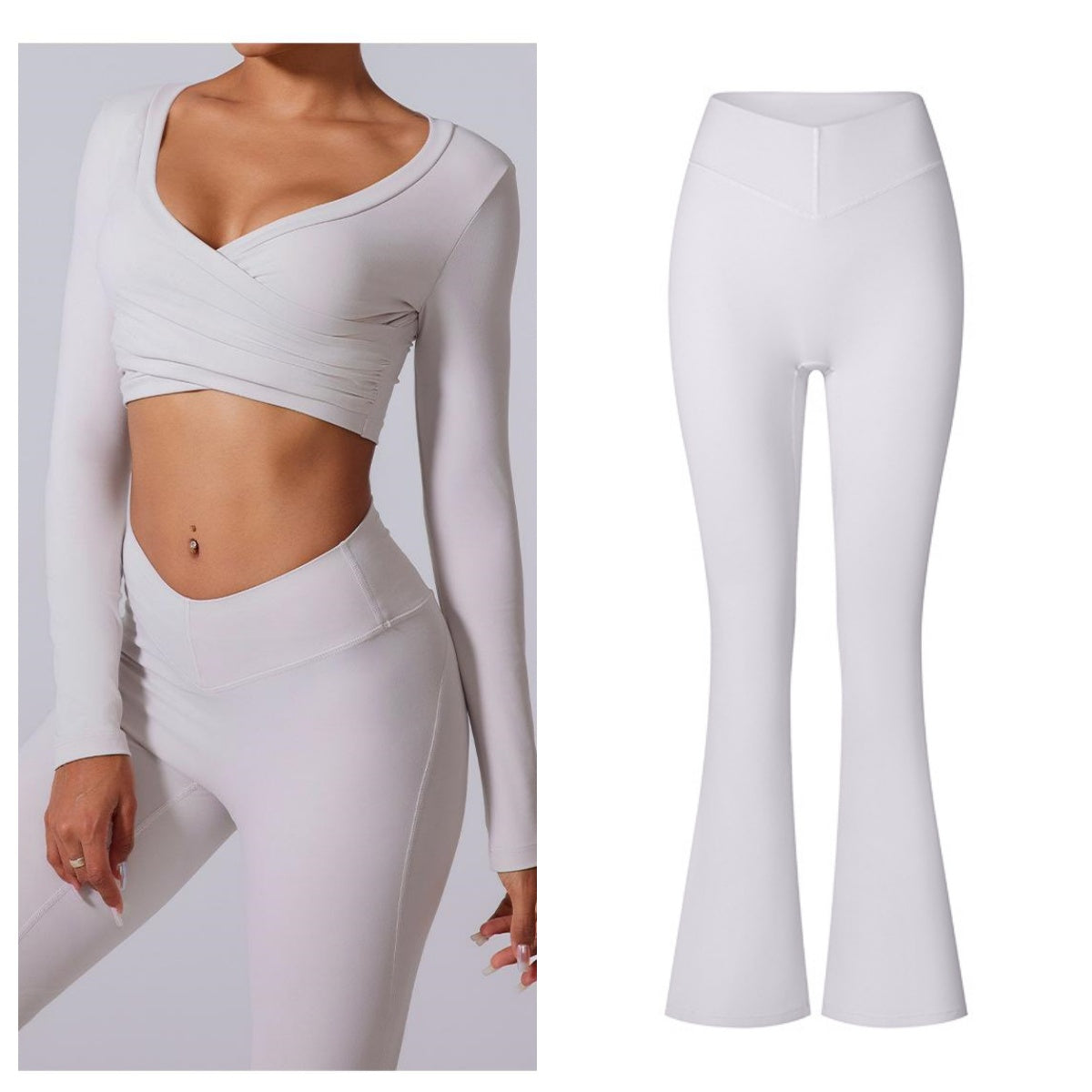 796# A  Women Yoga Shirts Pants Set