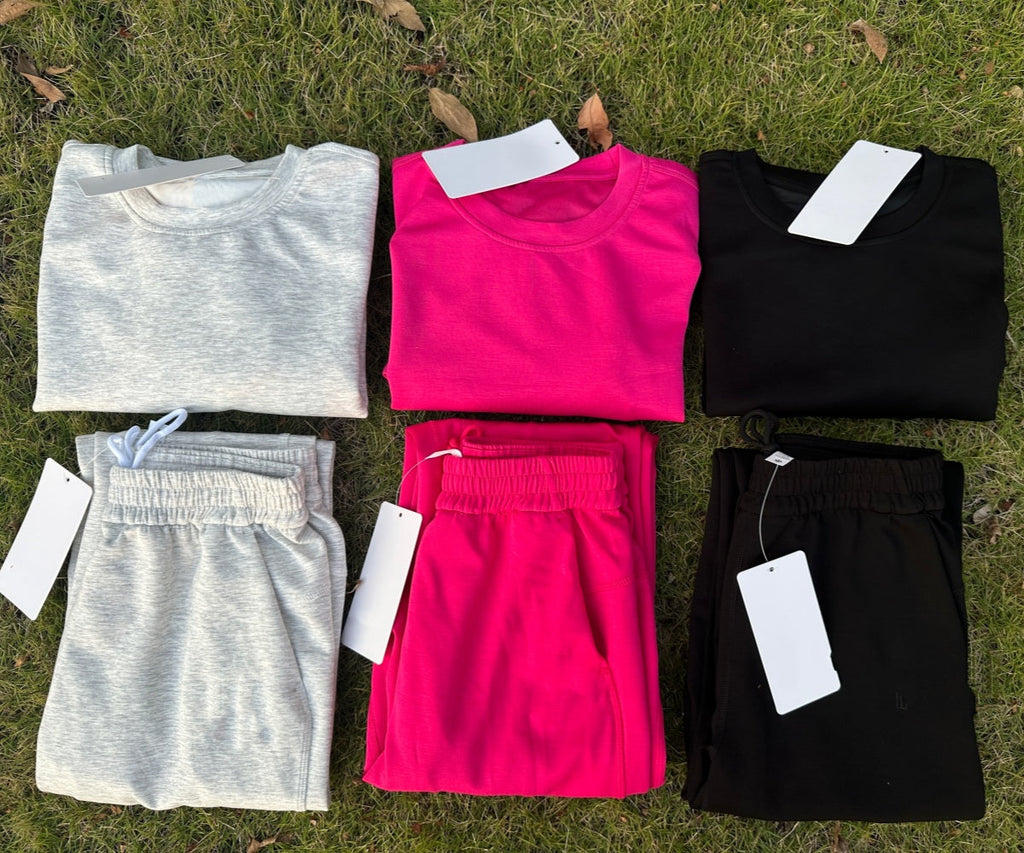 L5755# Embroidery Women Sweatshirt Or Pants