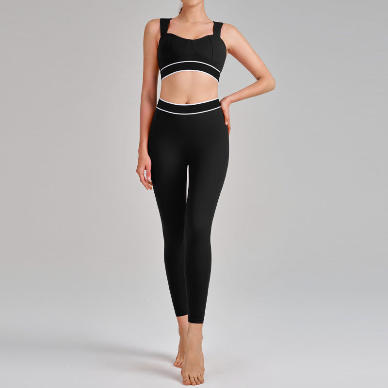 851# A Women Yoga Bra Pants Set