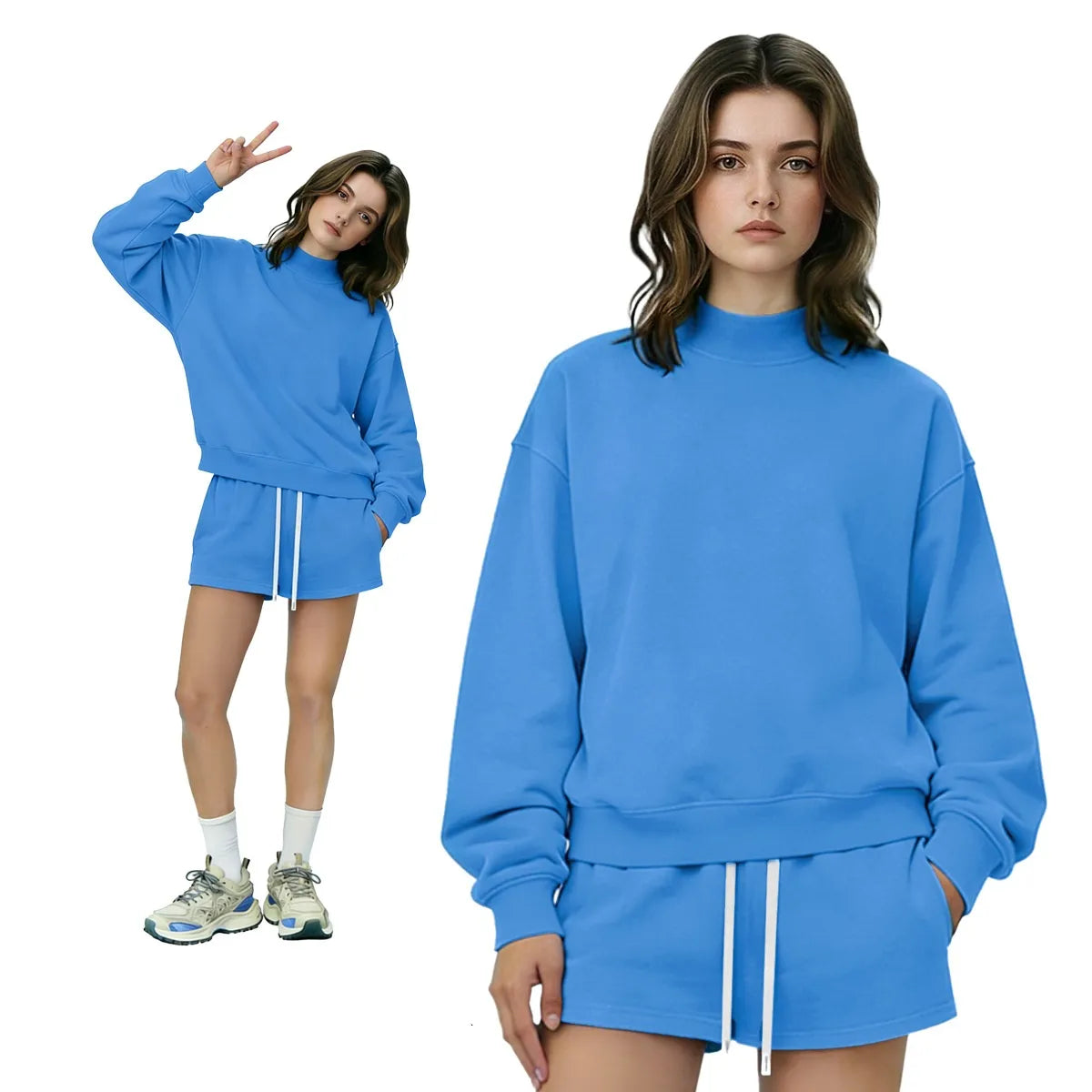 2195# A 3D Silver Unisex Pullover Or Short