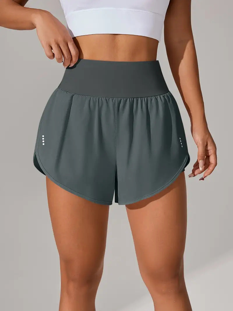 L6433# Women High Waist Shorts