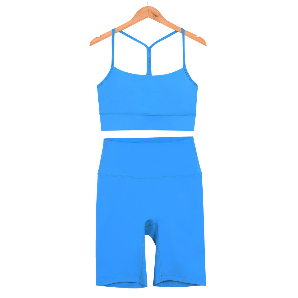 L4749-2#  Yoga Bra Shorts Set