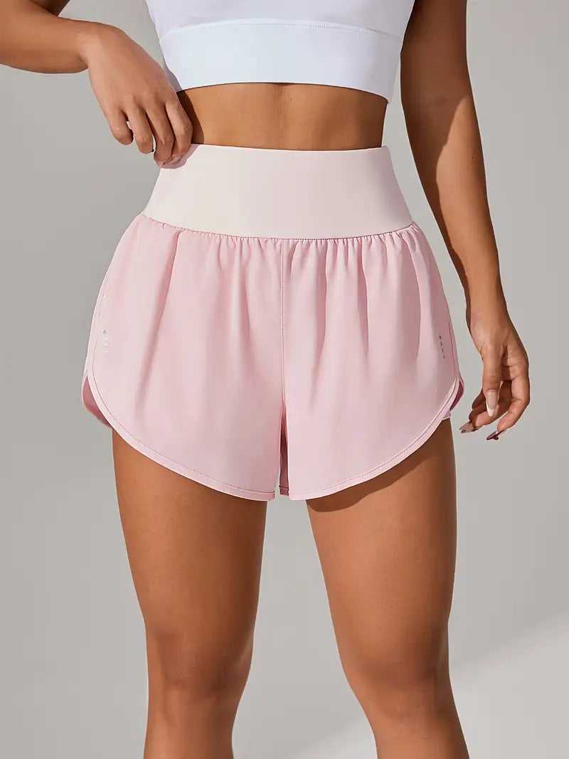 L6433# Women High Waist Shorts