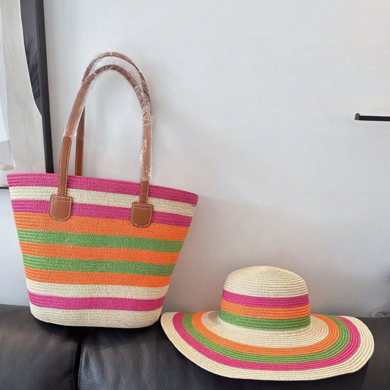 E6266#  Hat and Bag