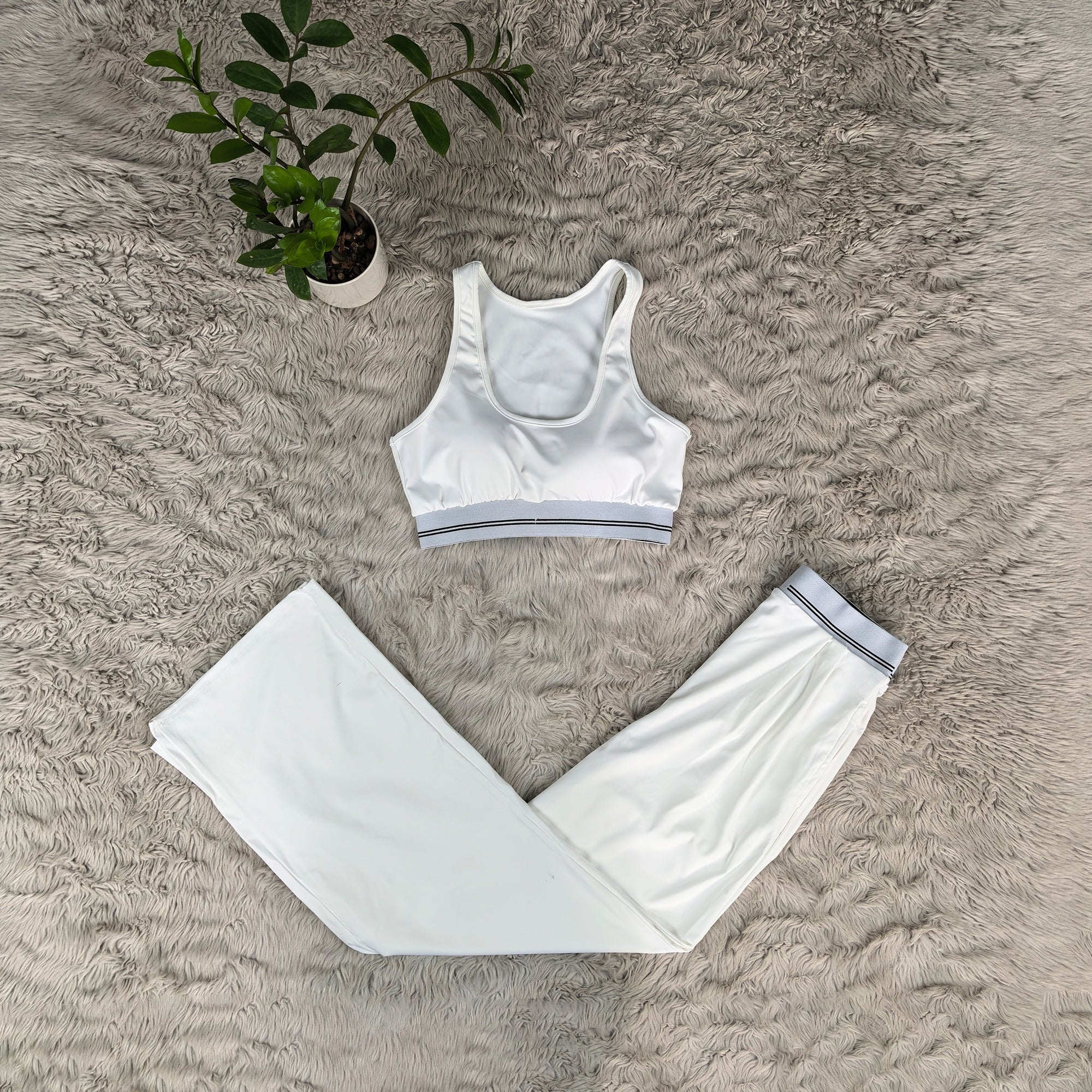 2402#A Women Shirt Pants Set