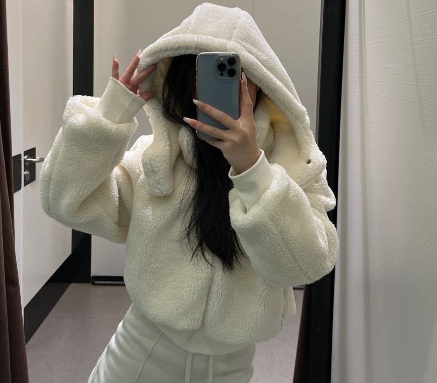 1556# LOFS A Lamb Wool Coat