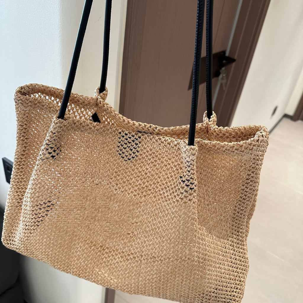 E7298#Chic Straw Bag
