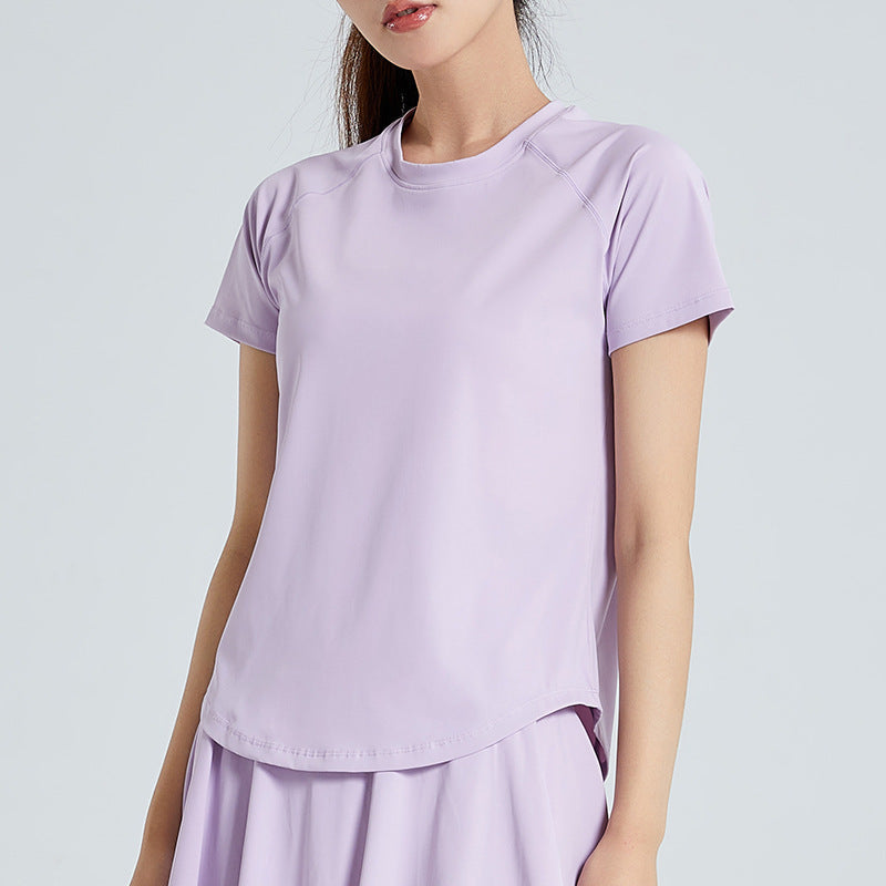 1844# Women Yoga Shirts Skirts Sets