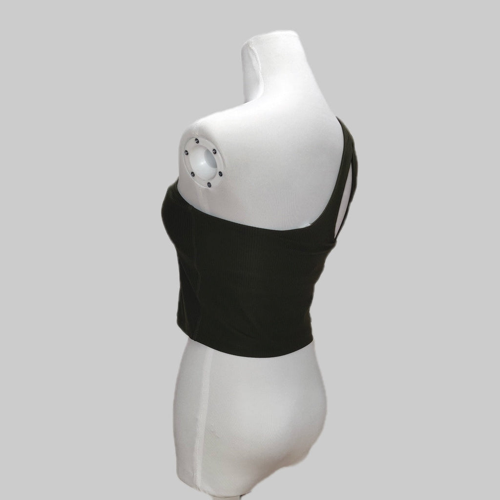 L5374#  FB Ribbed High Neck Tank