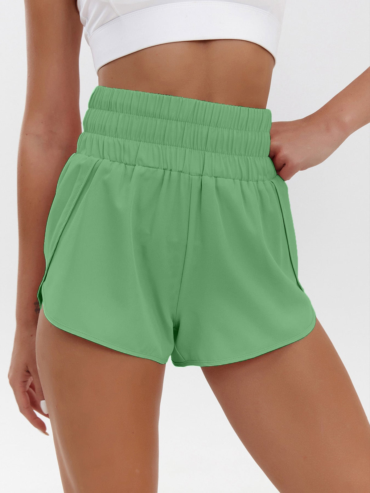 L6465#  Women Yoga Shorts