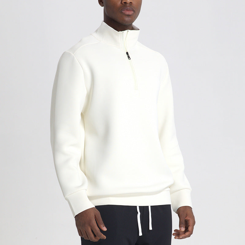 L5579#   Men Semi-Zipper Pullover