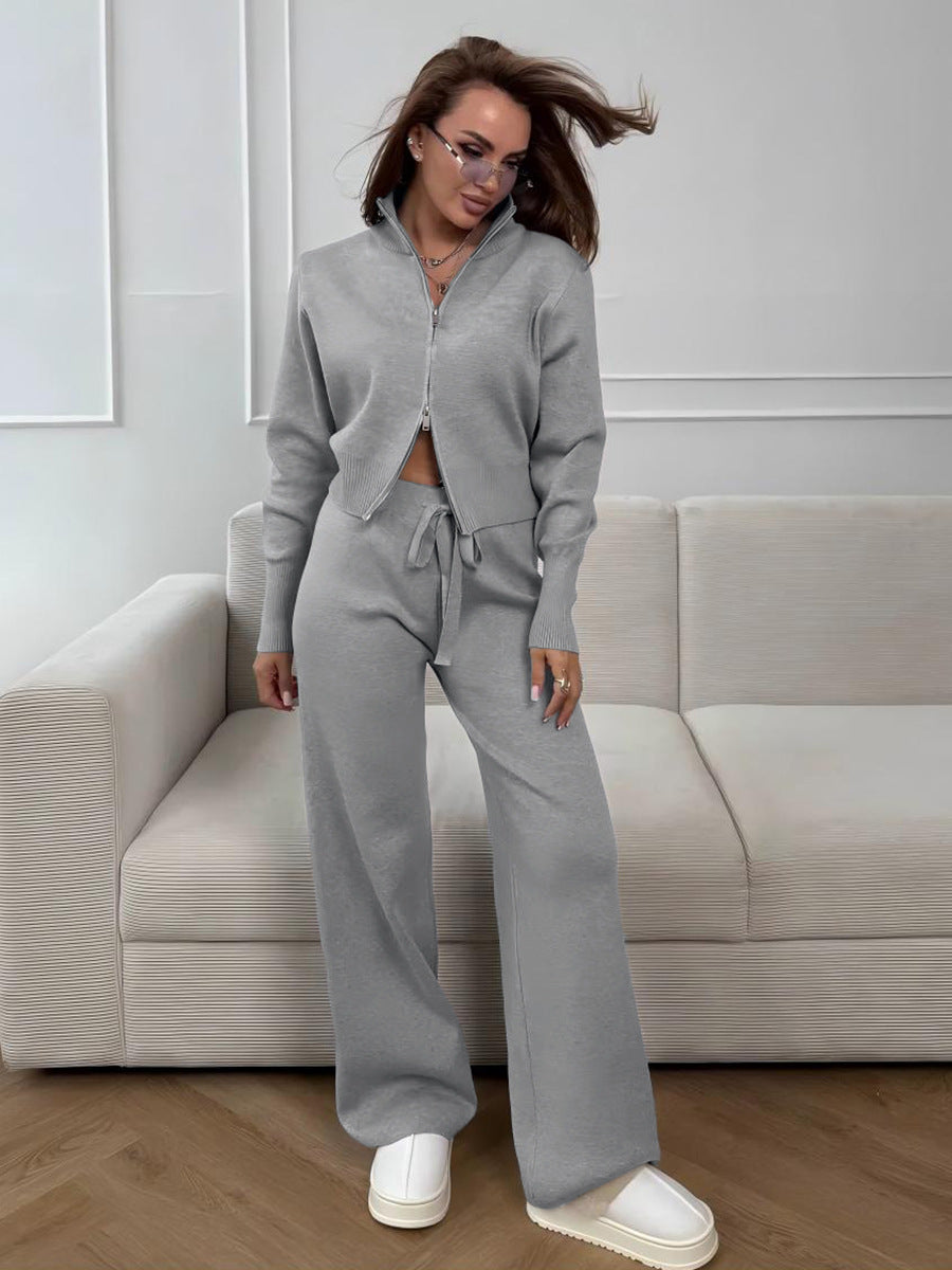 1795# A Women Jacket Pants Set