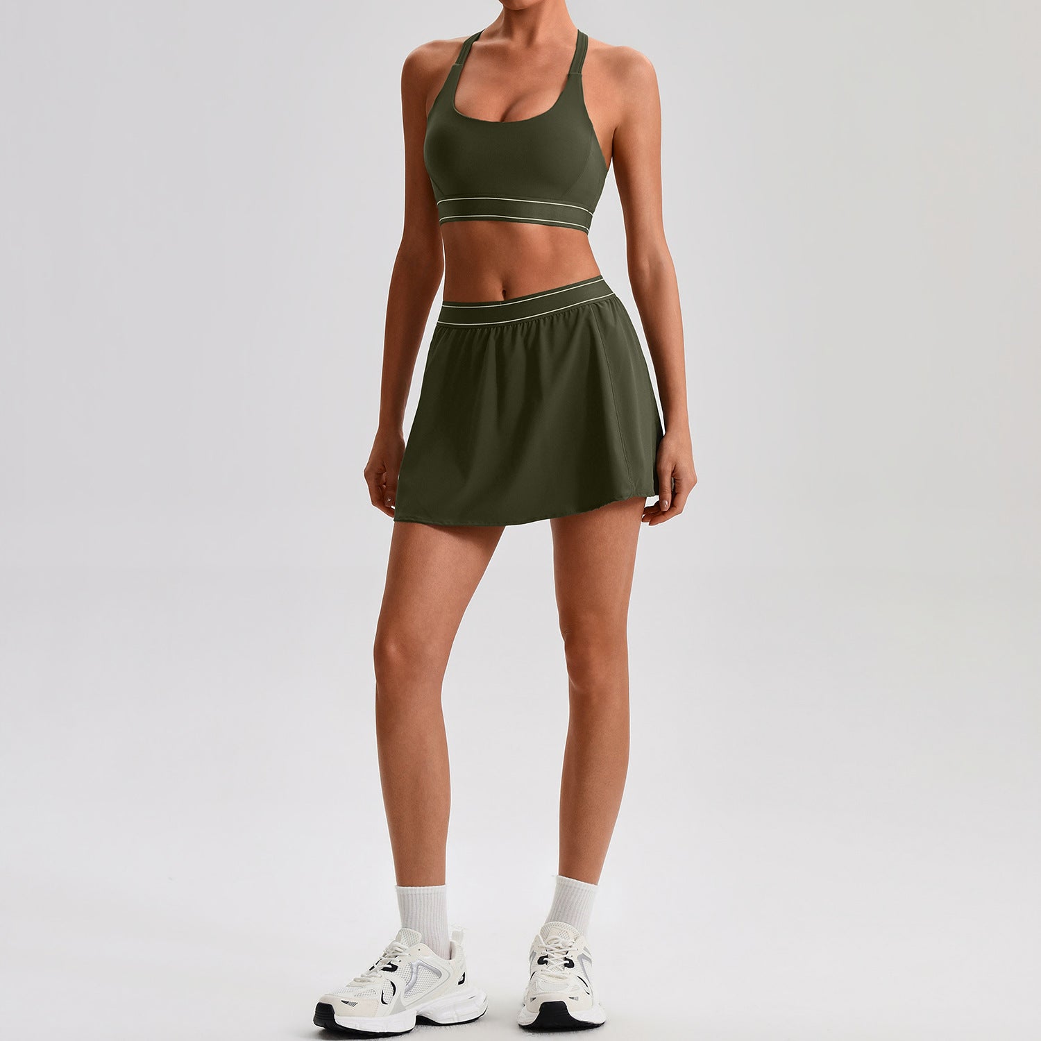 2122#A Women Yoga Bra Or Skirts