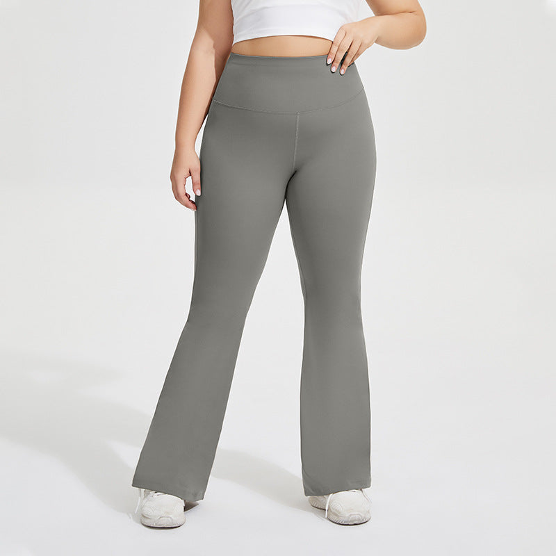 #2004 Plus Size Flared Trousers