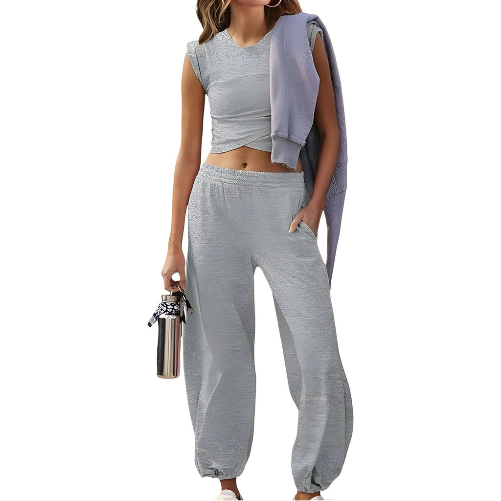 474# AL Women Yoga Shirts And Pants Set