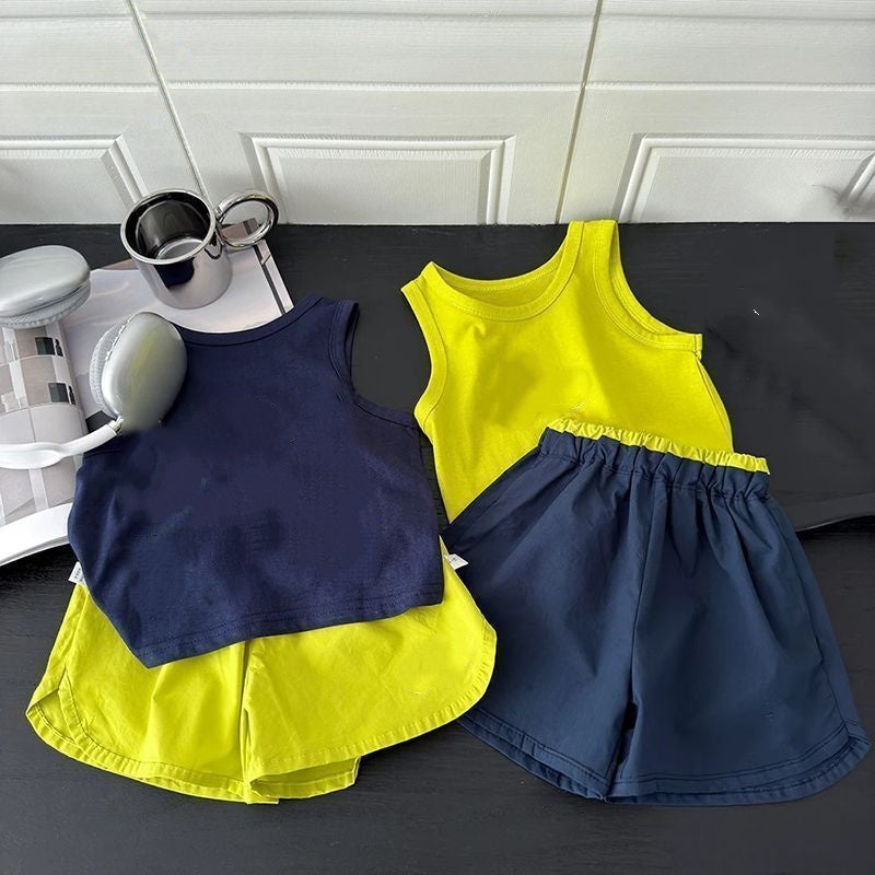 1047# A Kids Vest Short Set