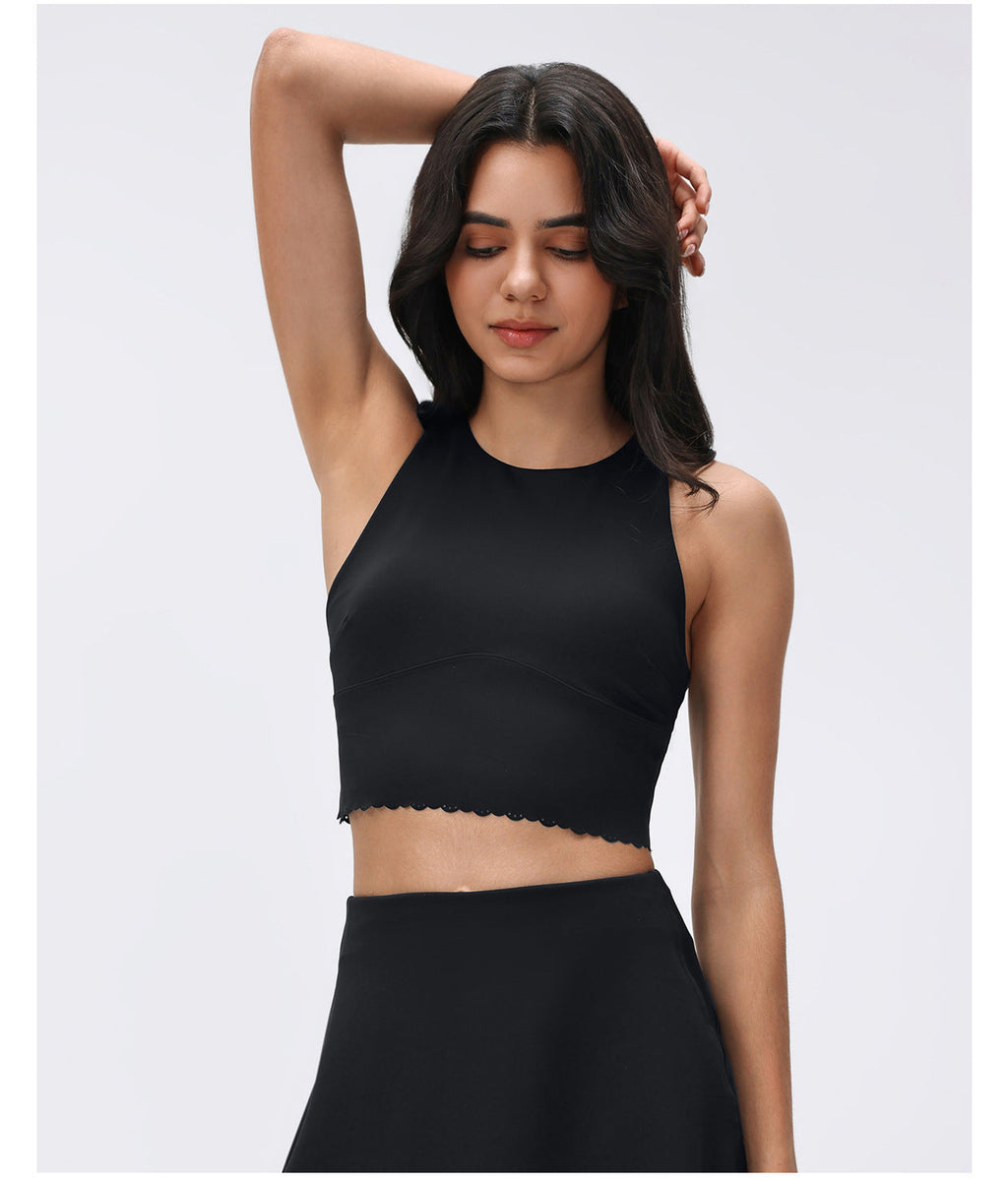 L5703# High-Neck Tennis Tank Or Skirts