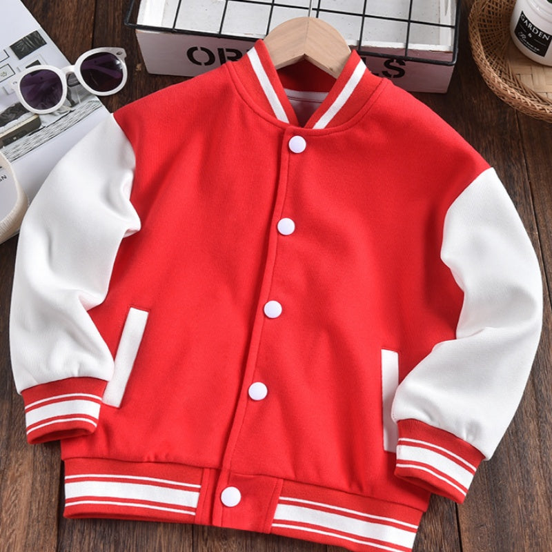 2780#A 3D Silver  Kids Fleece Jacket