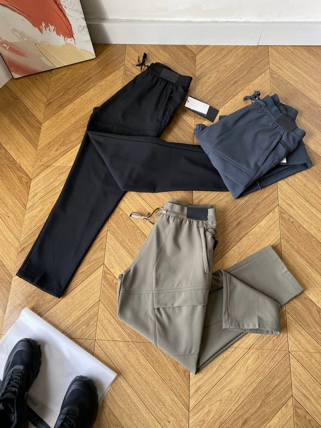 L5466# GX Men Fleece Cargo Pants