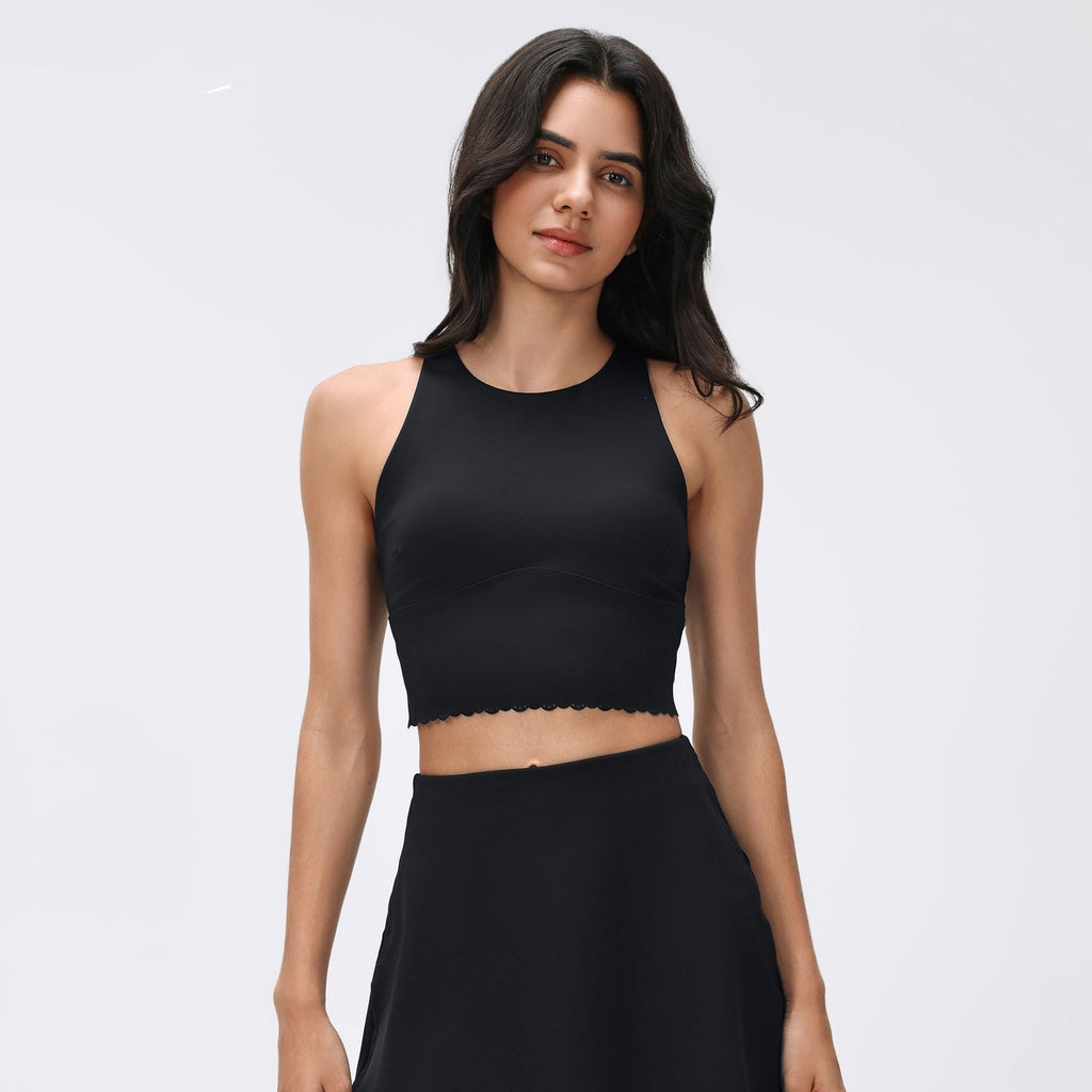 L5703# High-Neck Tennis Tank Or Skirts