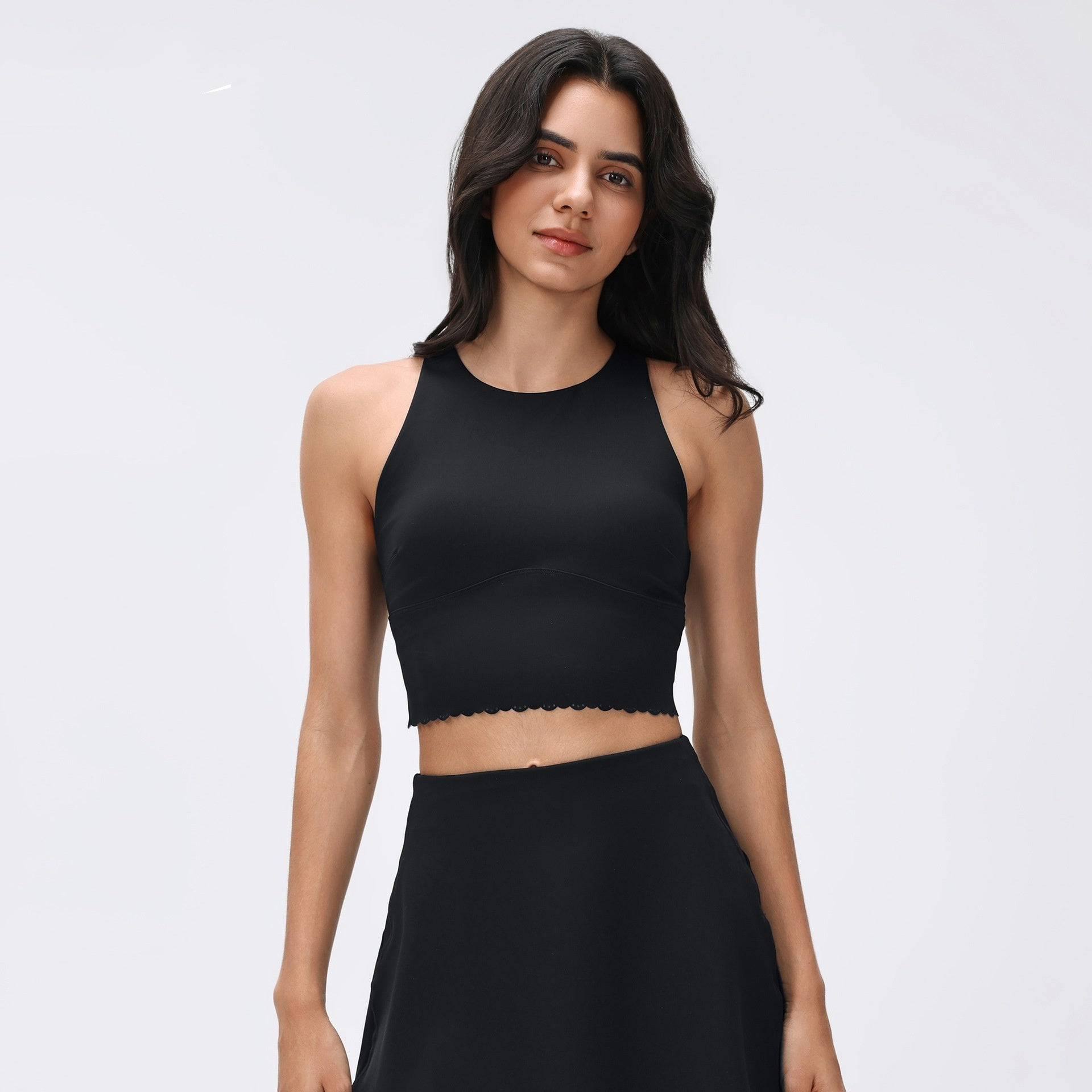 L5703# High-Neck Tennis Tank Or Skirts