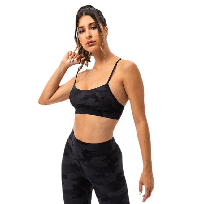 827  Camo Bra Shorts Sets