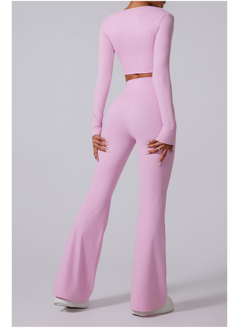 796# A  Women Yoga Shirts Pants Set