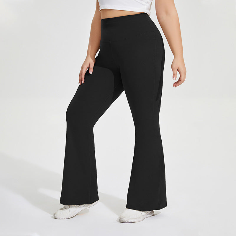 #2004 Plus Size Flared Trousers