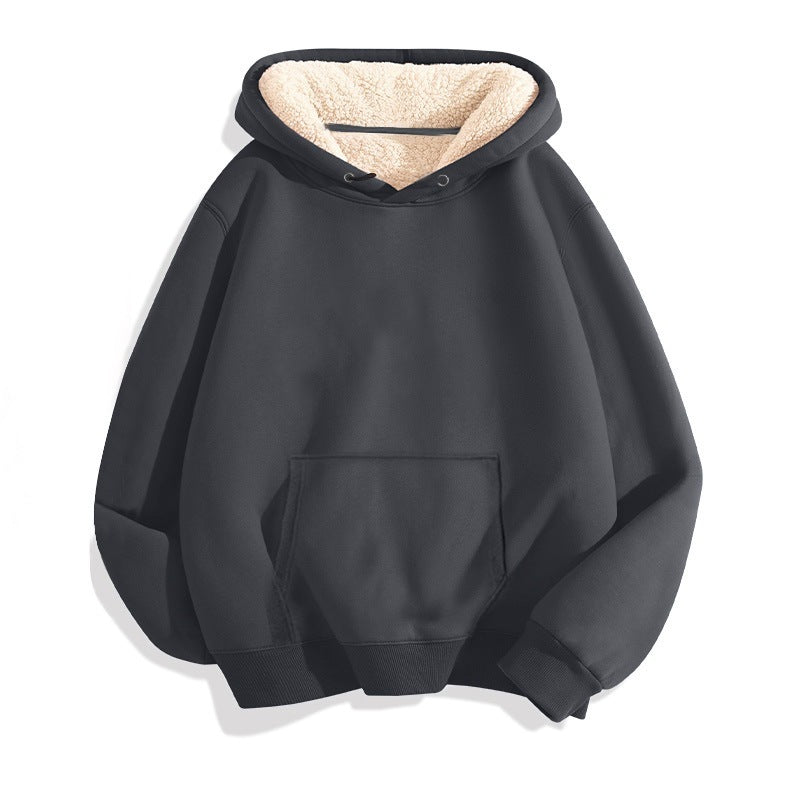 1459# A 3D LOGO Unisex Cotton Velvet Hoodie