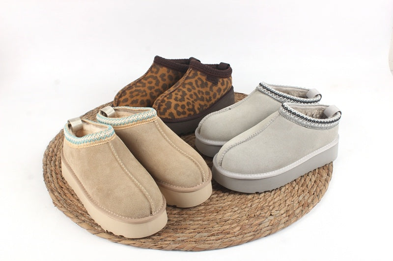 E3748# Cotton-Padded Shoes