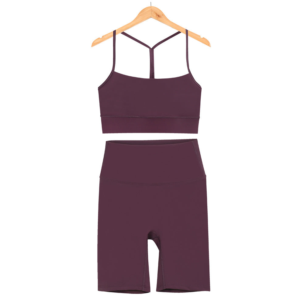 L4749-2#  Yoga Bra Shorts Set