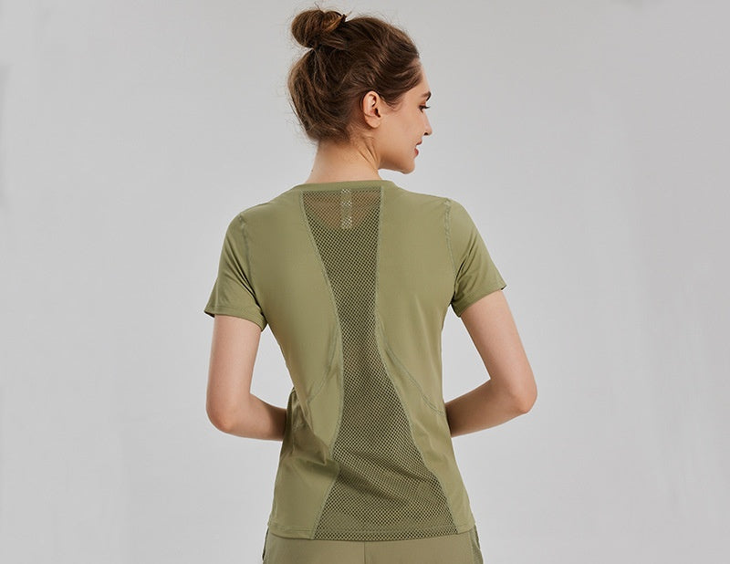 L2191#  Yoga  Shirts And Shorts Set