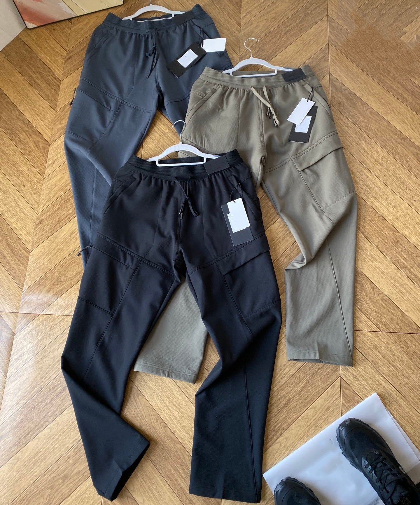 L5466# GX Men Fleece Cargo Pants