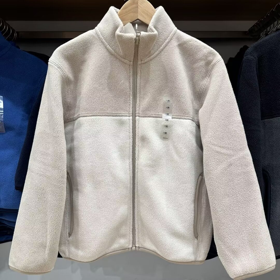 2799# A 3D Silver Kids Fleece Jacket