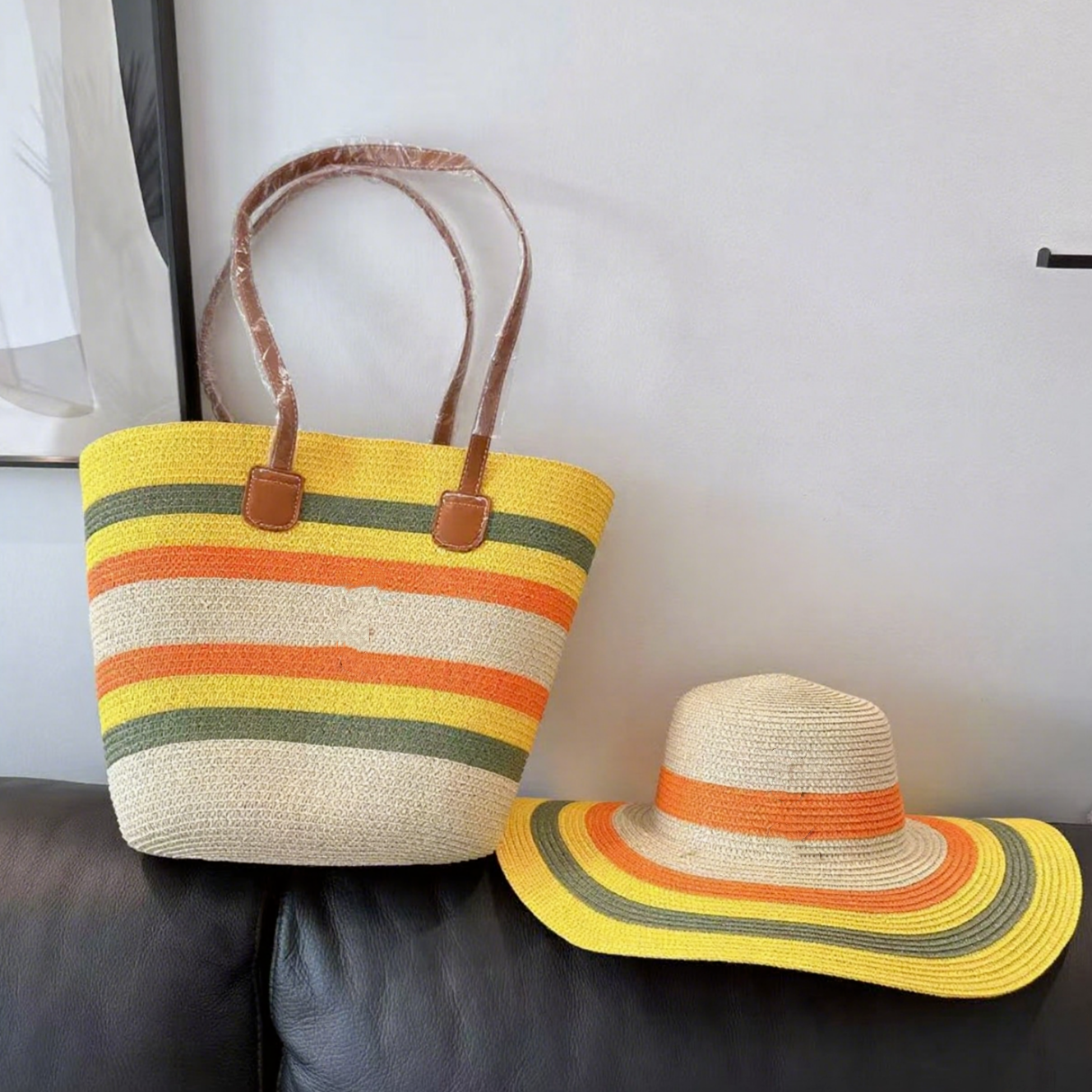 E6266#  Hat and Bag