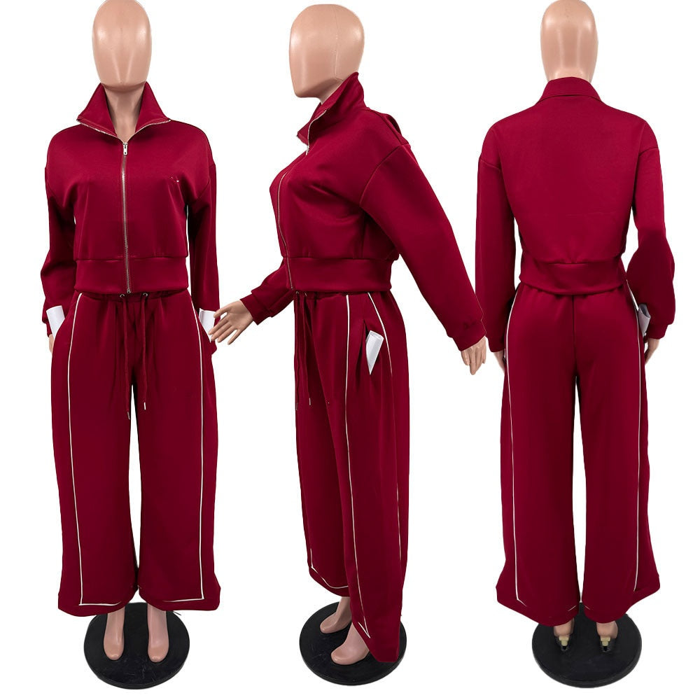 1760# A Embroidery  Women Sport Set