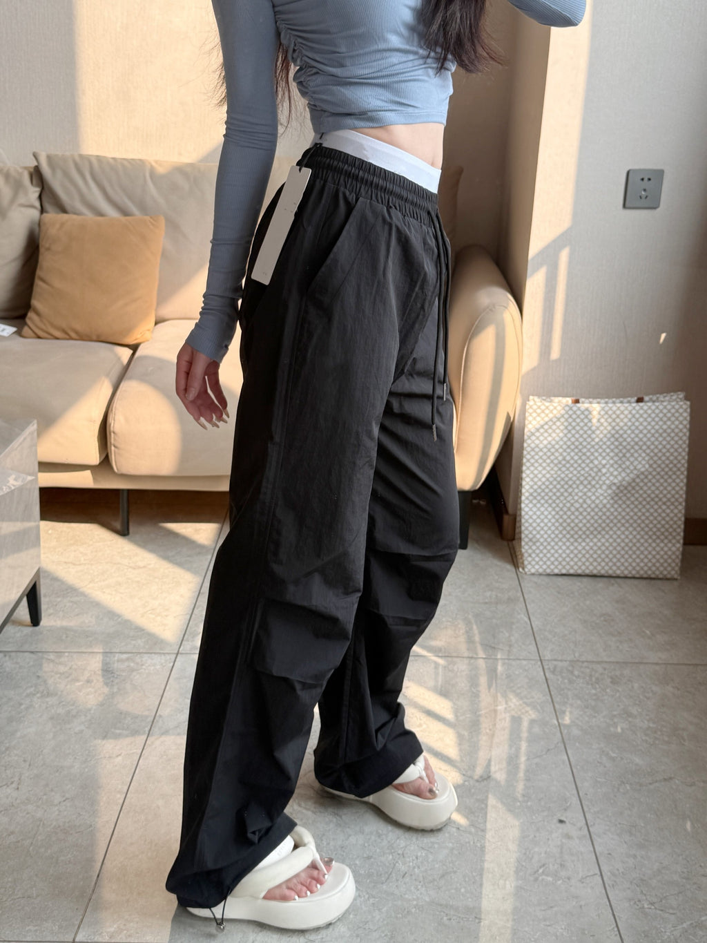 1307# A Women Yoga Cargo Pants