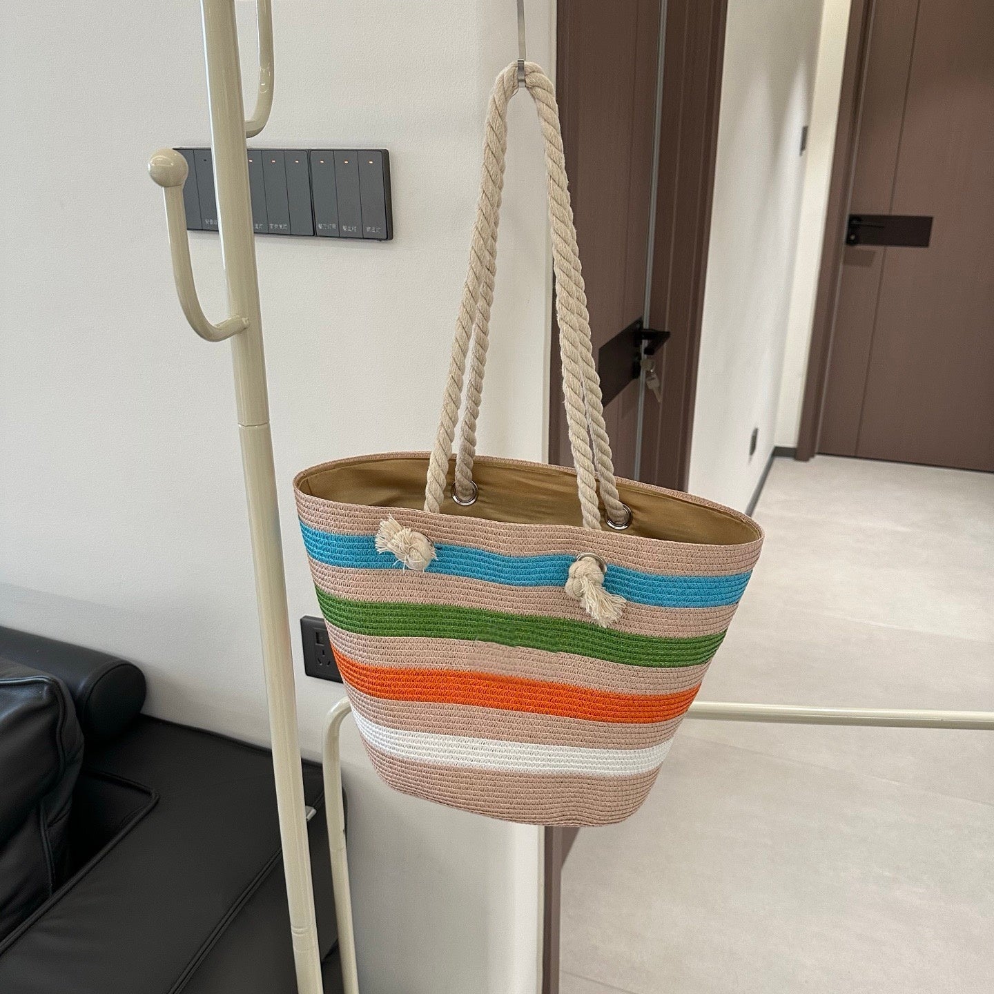E7137#Straw Bag