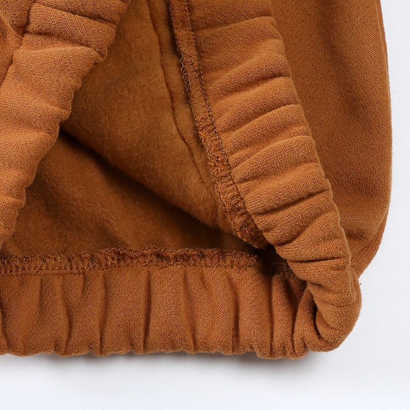 85# AL Kids 3DLogo Hoodies Pants Set