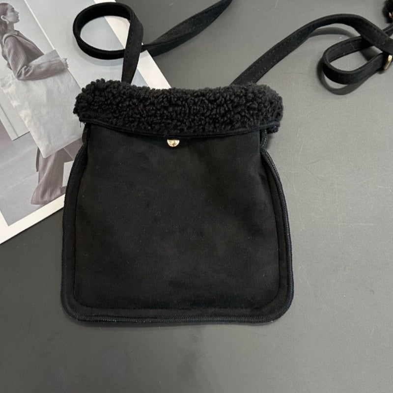 E6707#Lamb wool bag