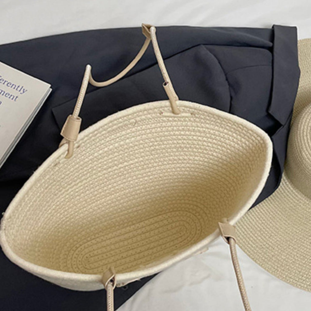 E7185#  Straw Bag